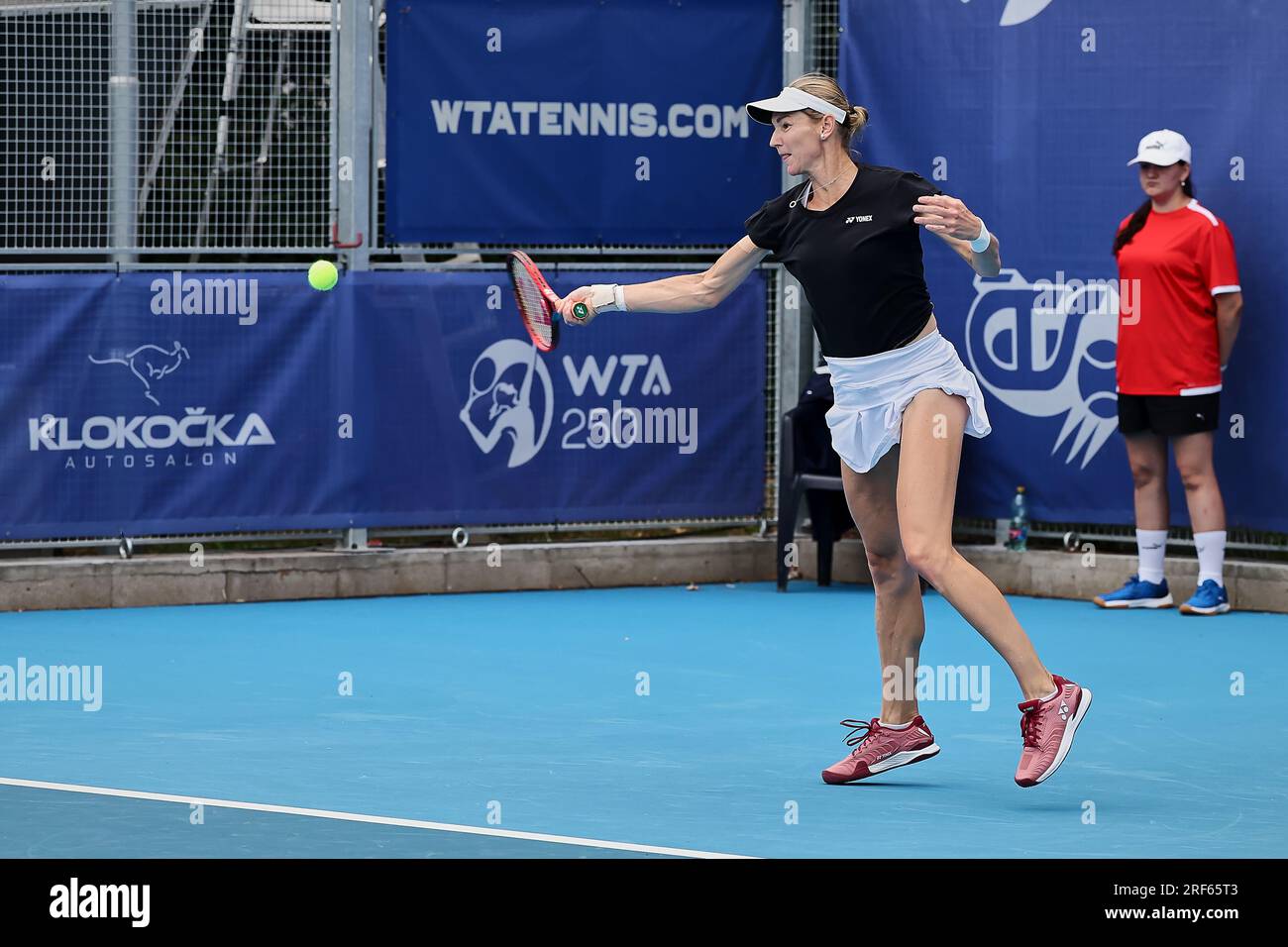 Prague, Praha, Czech Republic. 31st July, 2023. RENATA VORACOVA (CZE) in action during the LIVESPORT PRAGUE OPEN - Womens Tennis - WTA250 (Credit Image: © Mathias Schulz/ZUMA Press Wire) EDITORIAL USAGE ONLY! Not for Commercial USAGE! Stock Photo