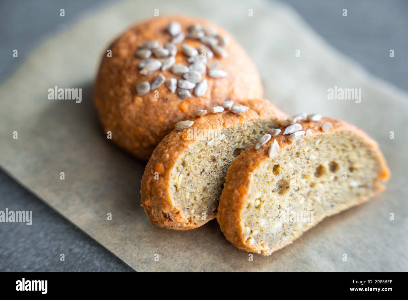 Vegan Lentil Bread Gluten Free Ezekiel or Bible. Ready to Eat Stock