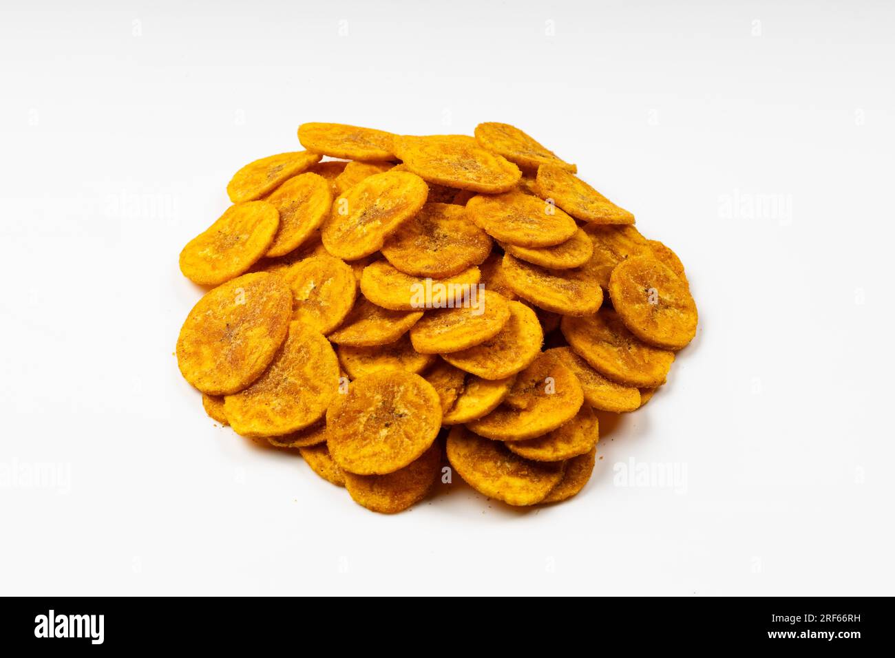 Kerala chips or Banana chips, cult snack item of Kerala,Isolated image