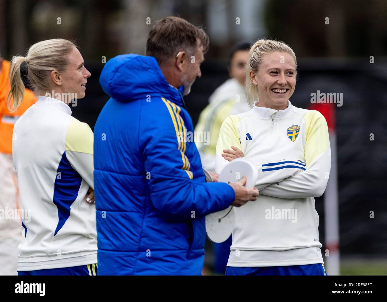 HAMILTON 20230801Rebecka Blomqvist at Tuesday's training with the