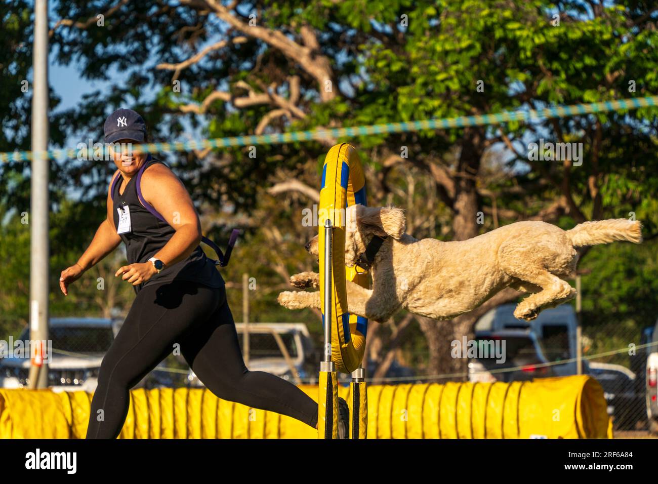 ROYAL DARWIN SHOW, NT AUSTRALIA 29 JUL 2023 Dog agility competition