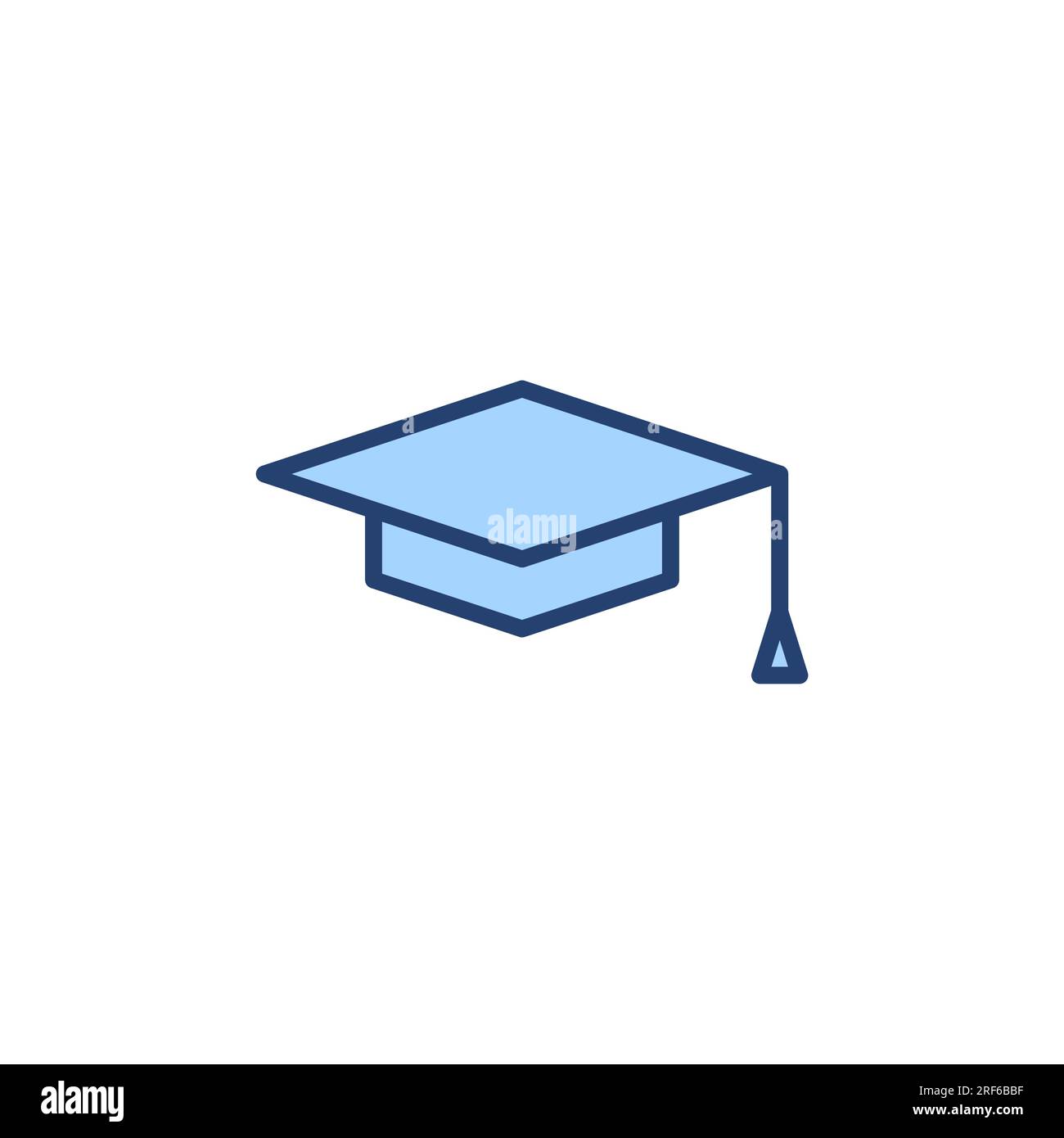 Education icon vector. Graduation cap sign and symbol. Graduate