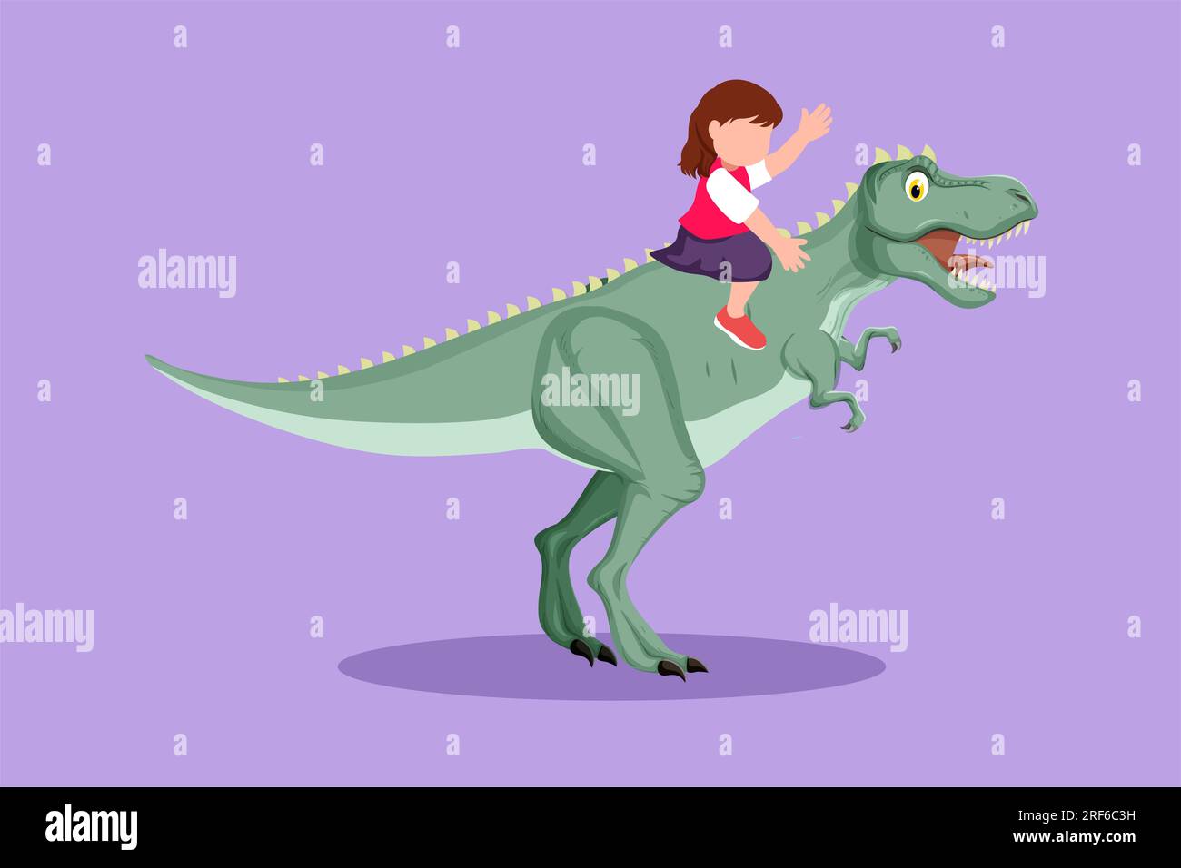 Cartoon tyrannosaurus rex stock vector. Illustration of ancient - 15156091