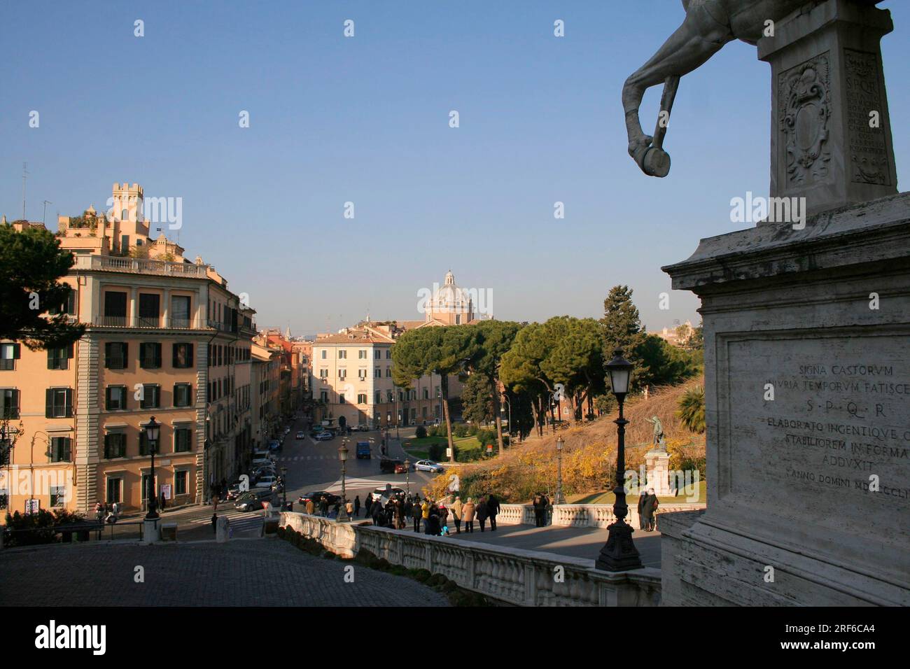 Piazza del Campidoglio Rome, Roma, Italy, Italia Stock Photo - Alamy