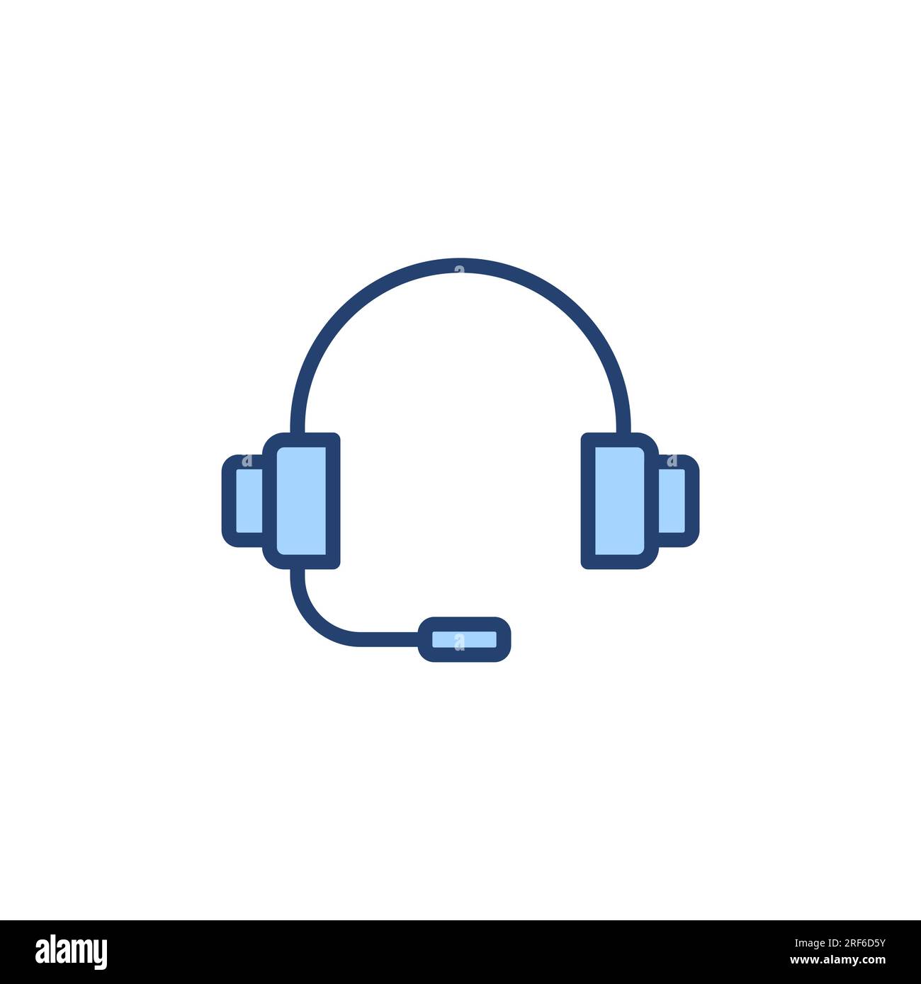Headphone icon vector. Headvector sign and symbol Stock Vector Image