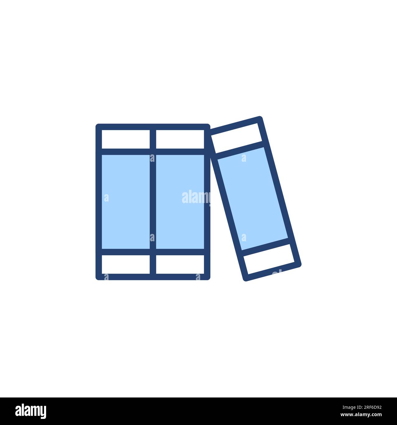 Library icon vector. education sign and symbol Stock Vector
