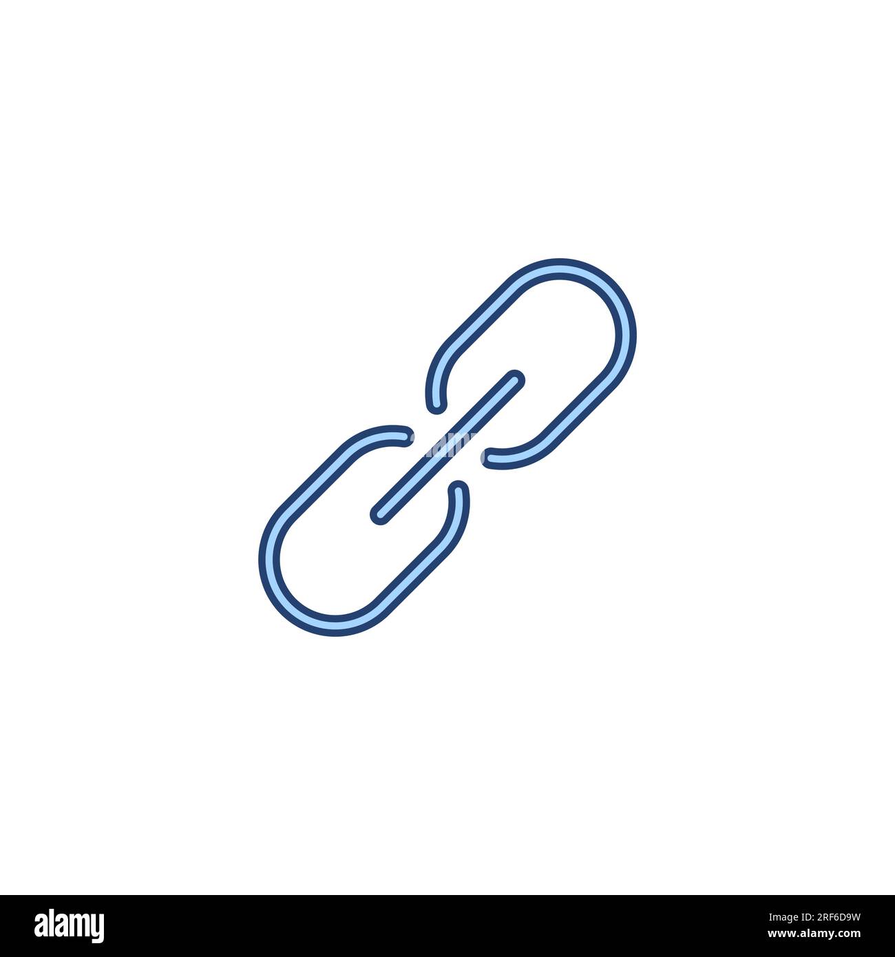 Link icon vector. Hyperlink chain sign and symbol Stock Vector