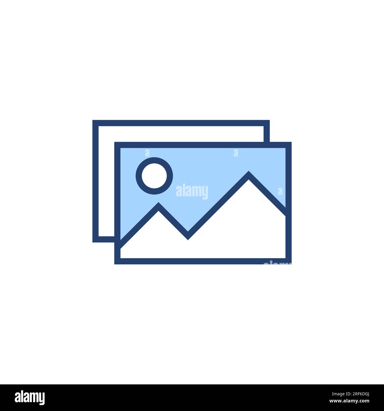 Picture icon vector. photo gallery sign and symbol. image icon Stock Vector