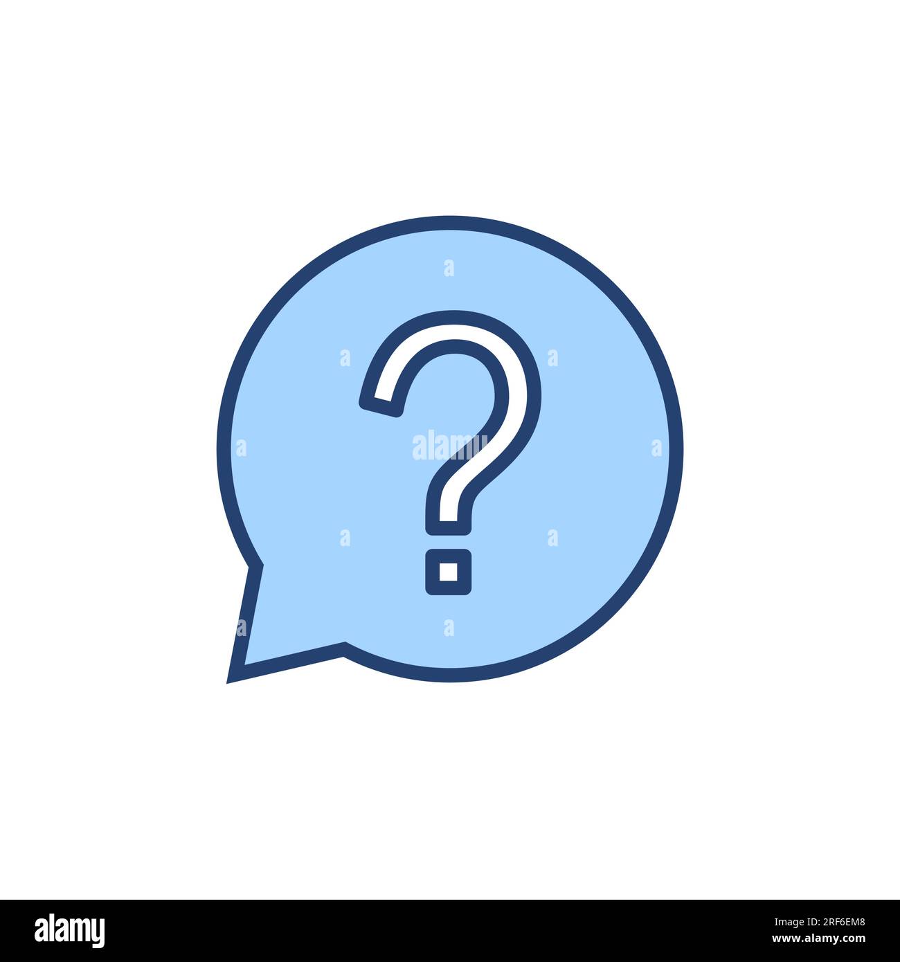 Question icon vector. question mark sign and symbol Stock Vector