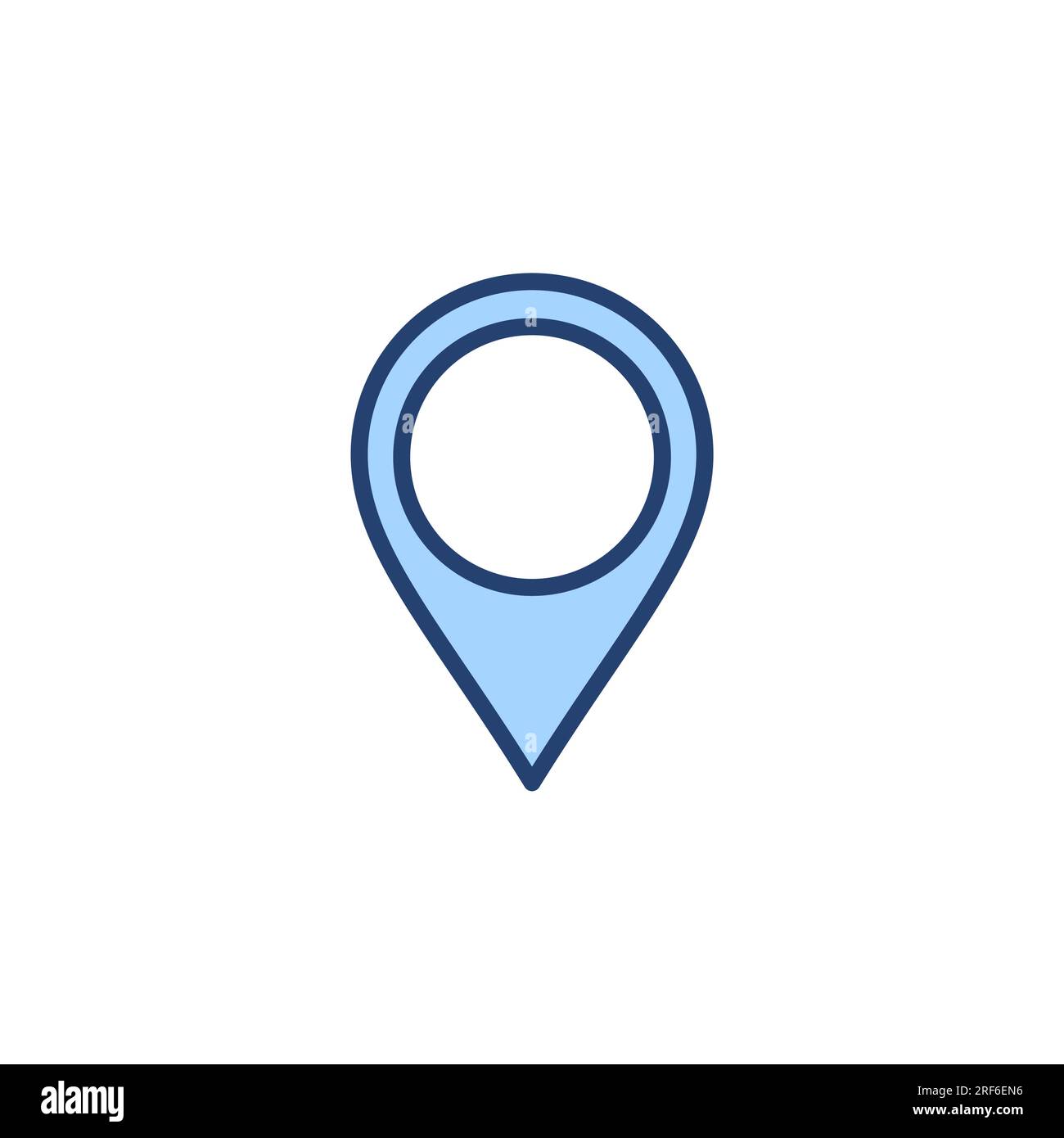 Pin icon vector. Location sign and symbol. destination icon. map pin Stock Vector