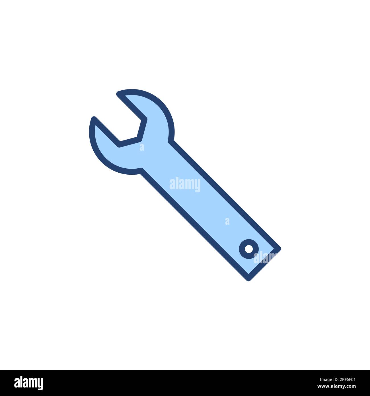 Wrench icon vector. repair icon. tools sign and symbol Stock Vector