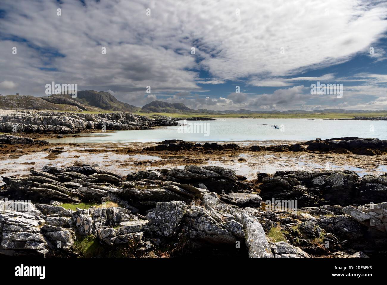 South Western Colonsay beaches on Colonsay, an island in the Inner