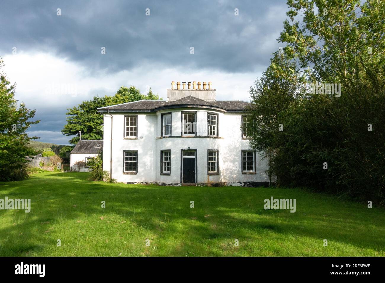 Telford House, former lock keepers house next to the Caledonian Canal