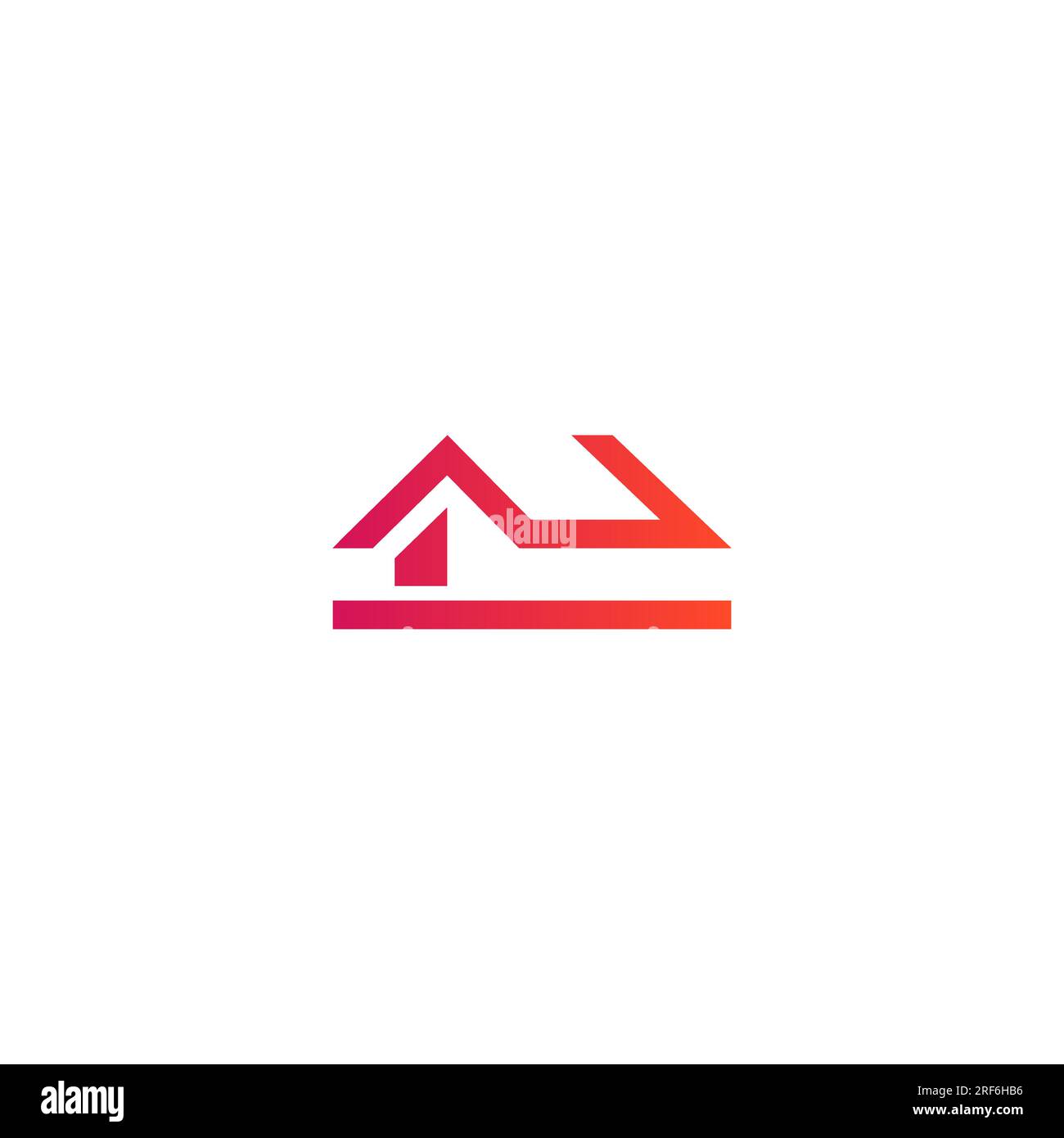 Home Line Logo Design. Real Estate Icon Stock Vector Image & Art - Alamy