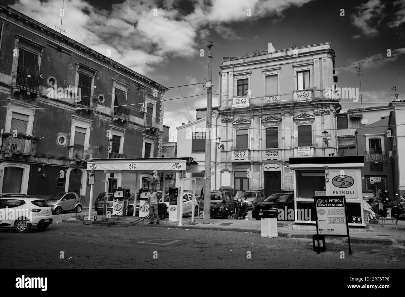 Catania city in sicily Black and White Stock Photos & Images - Alamy