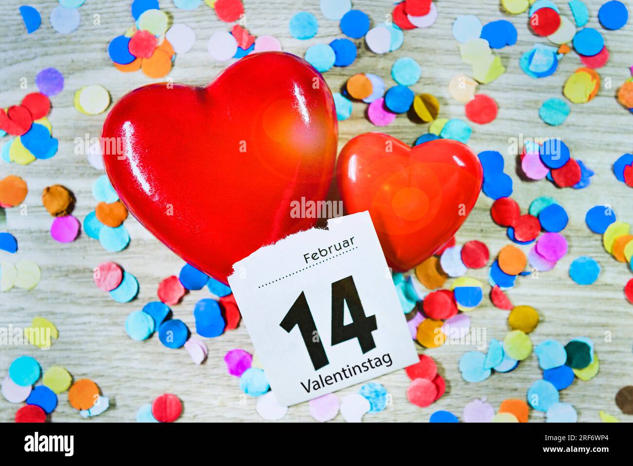 AKH Valentinstag Herz-Konfetti - 1100 Stück Glitze Produktbild-Vorschau 4