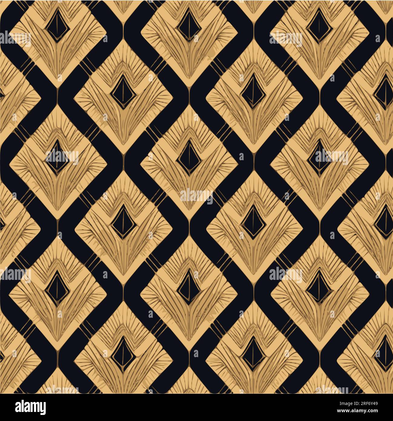Geometric patterns art deco fan hi-res stock photography and images - Alamy