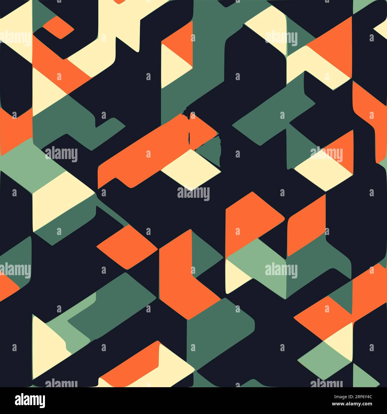 Geometric Seamless Patterns. Stock Vector