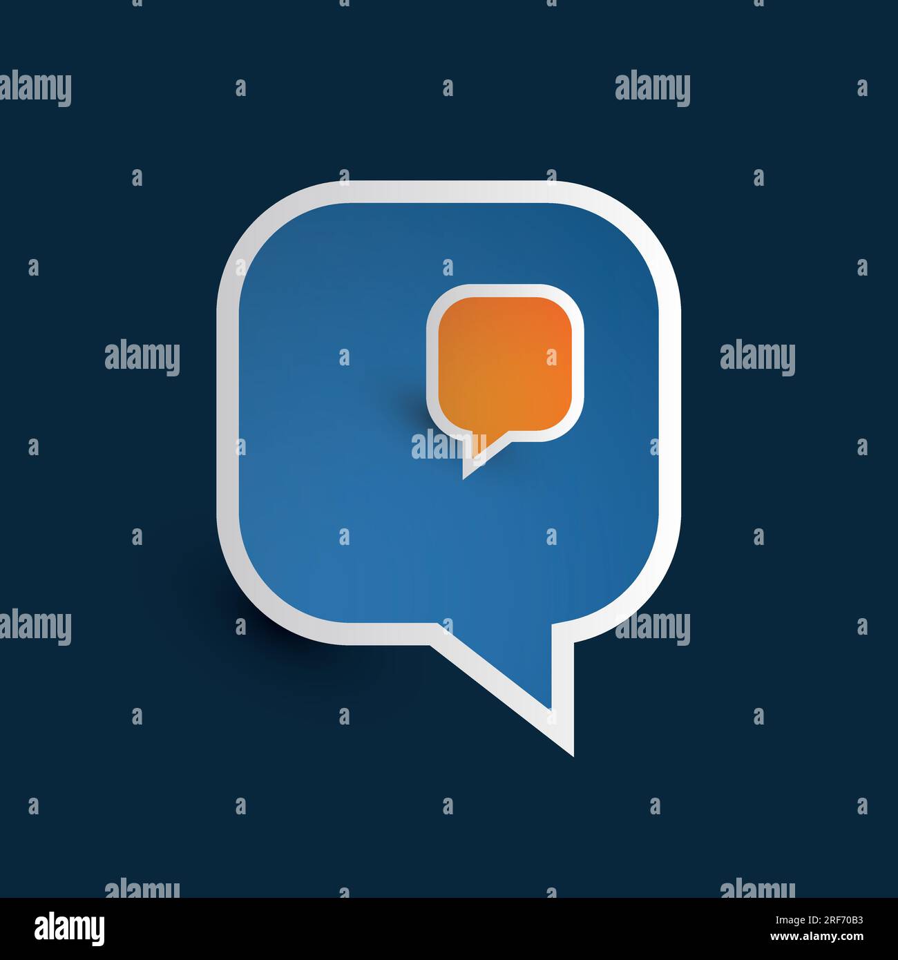 Speech Bubbles - Talk About It Stock Vector