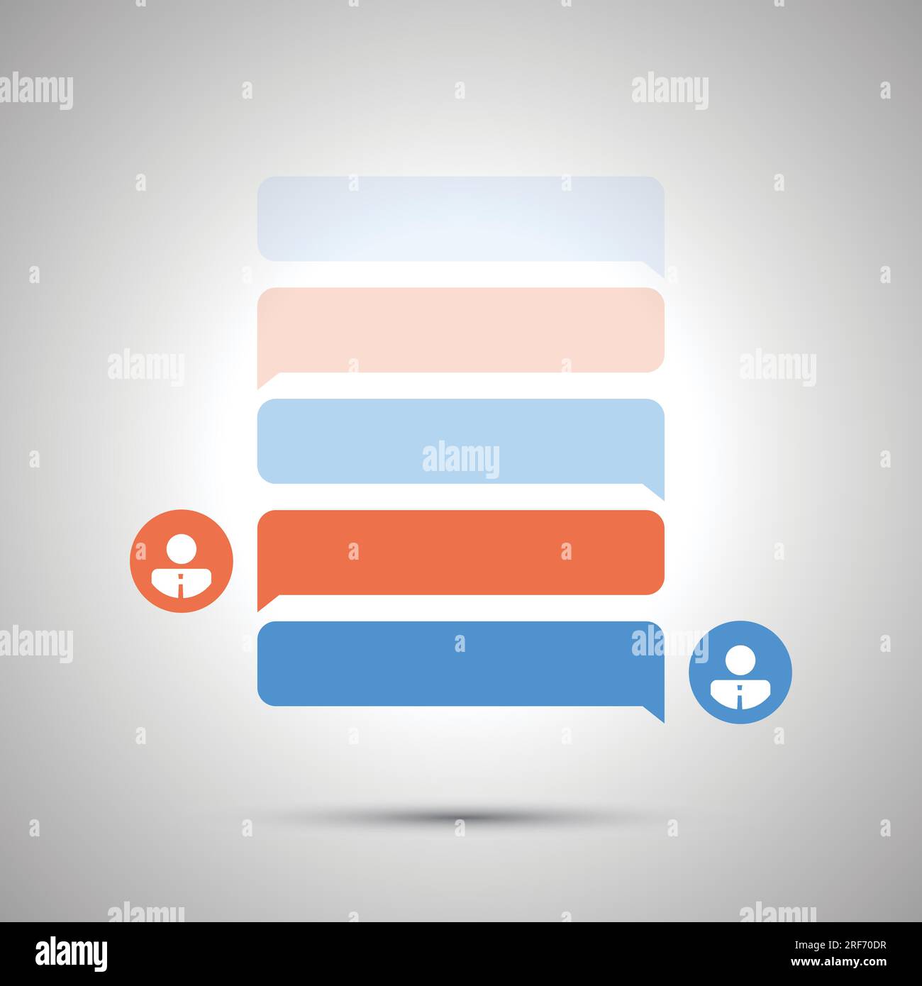 Fun Chat Ui Online Chat Conversation App UI Design Template - Colorful Speech ...