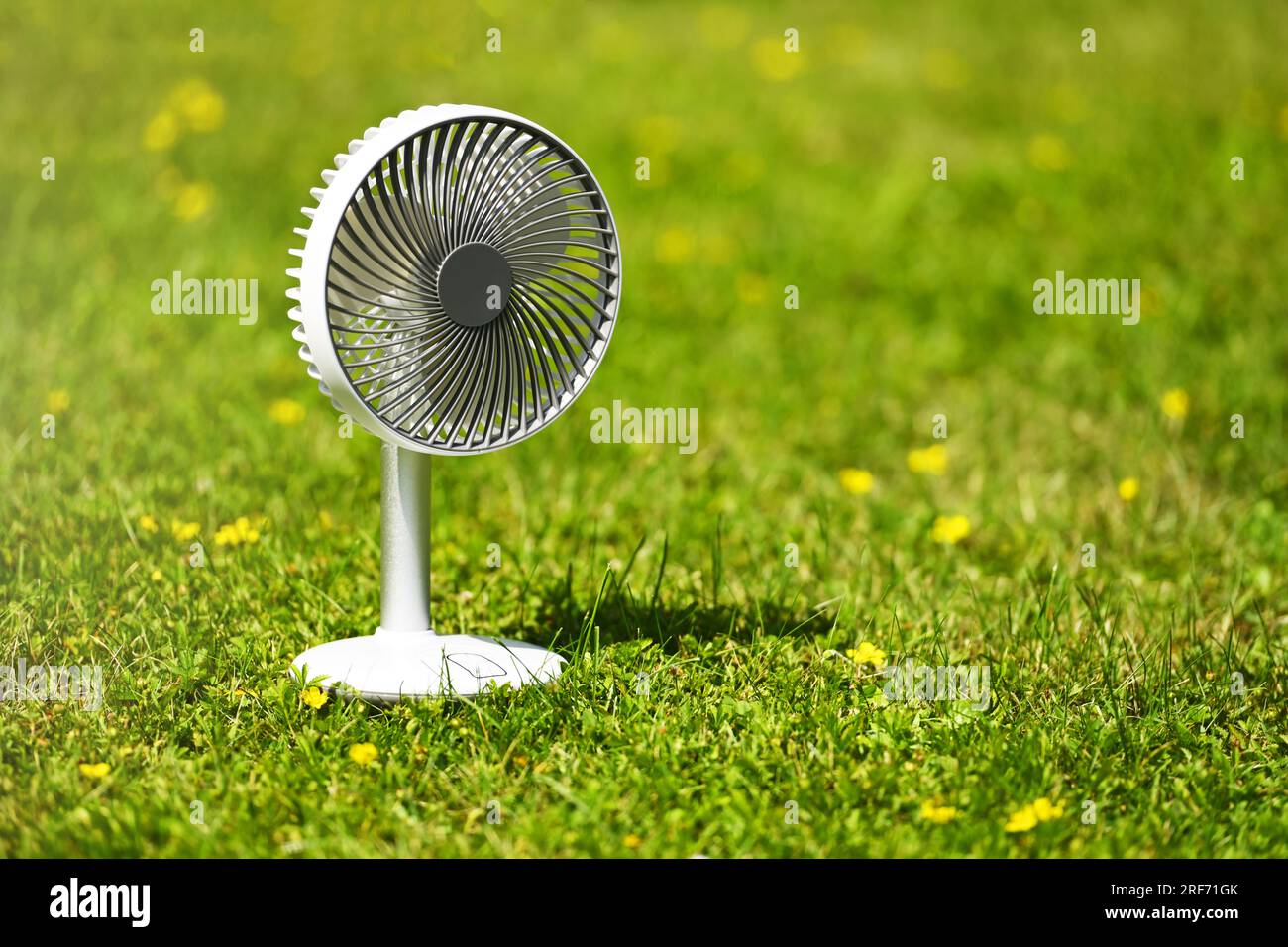 Ventilator auf dem Rasen Stock Photo