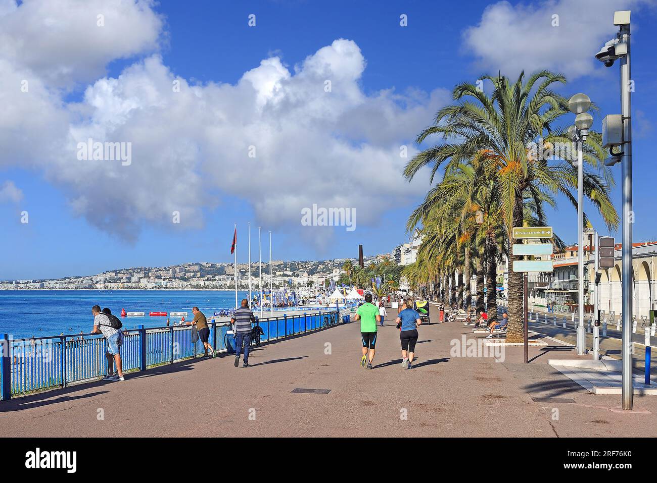 Uferpromenade in Nizza, Frankreich, Europa Stock Photo