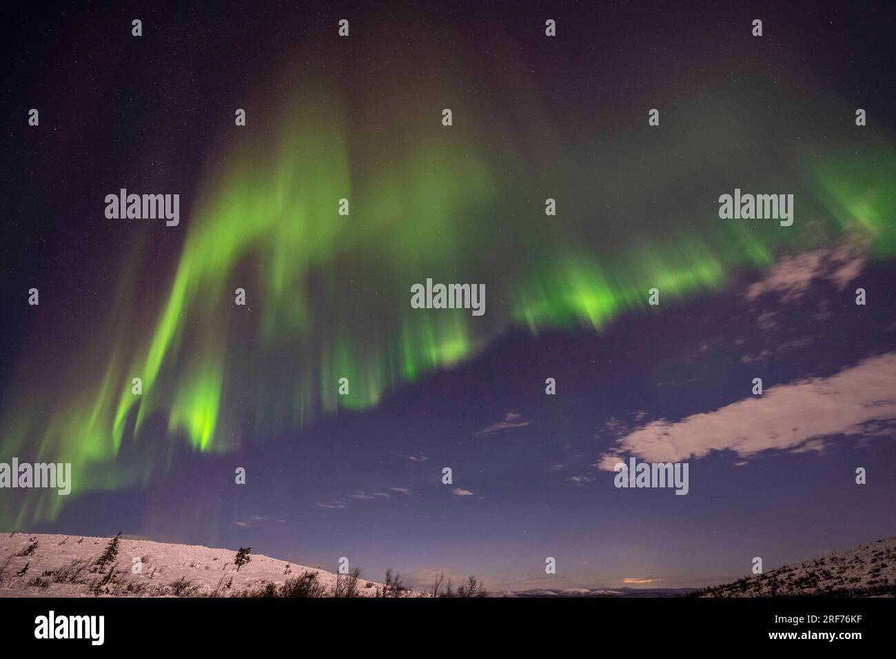 Nordlicht, Polarlicht, Schwedisch-Lappland, Aurora borealis, Stock Photo