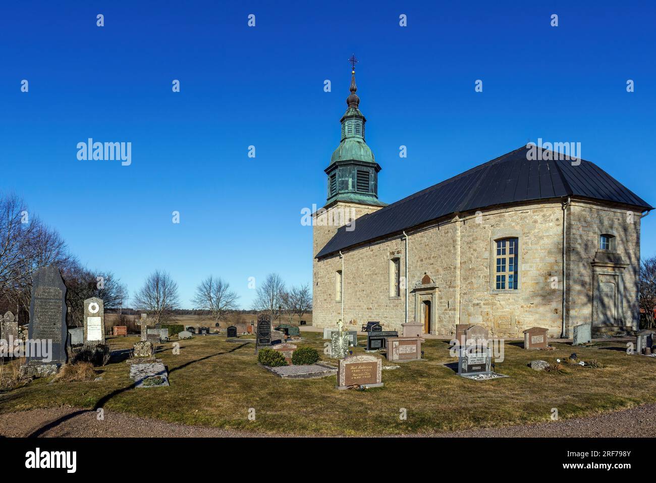 Kirche von Bjurum, Skaraborg, Västergötland, Schweden Stock Photo