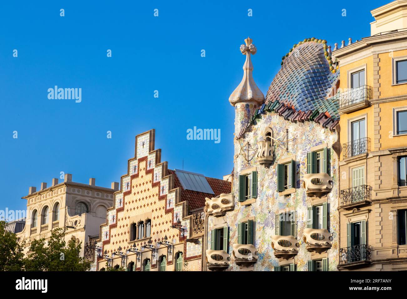 Casa Batlló, architekt Anton Gaudí, UNESCO, Barcelona, Španělsko / Casa ...