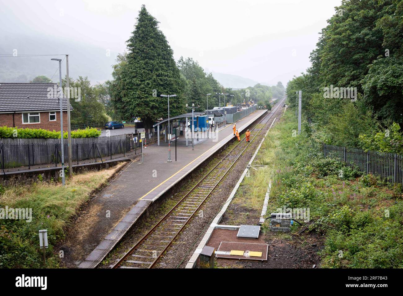 A view of Treorchy Railway Station on the 24th June 2023 Stock Photo ...