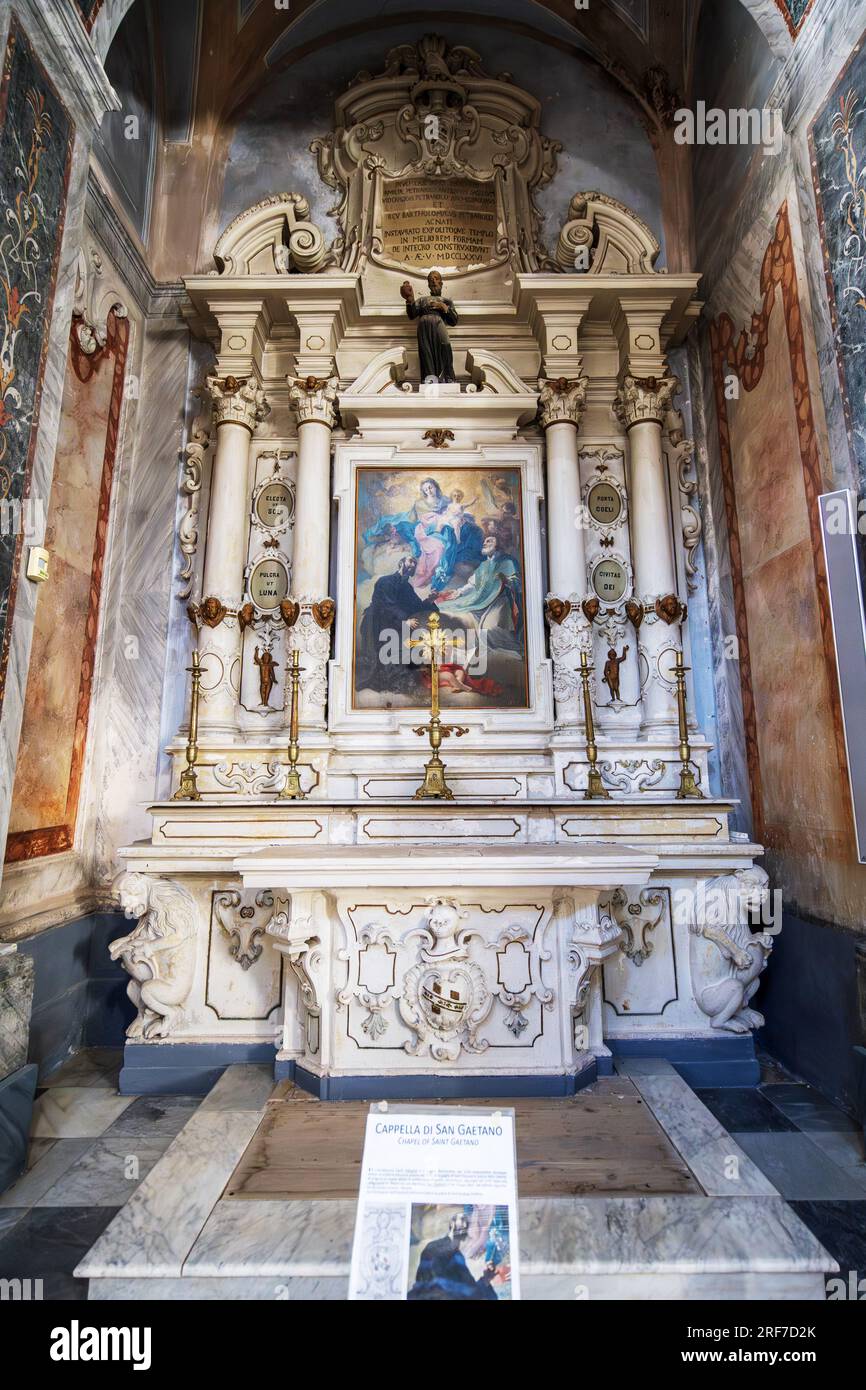 Cathedral of Santa Maria Assunta, Interior, White City, Ostuni, Apulia, Italy, Europe Stock Photo