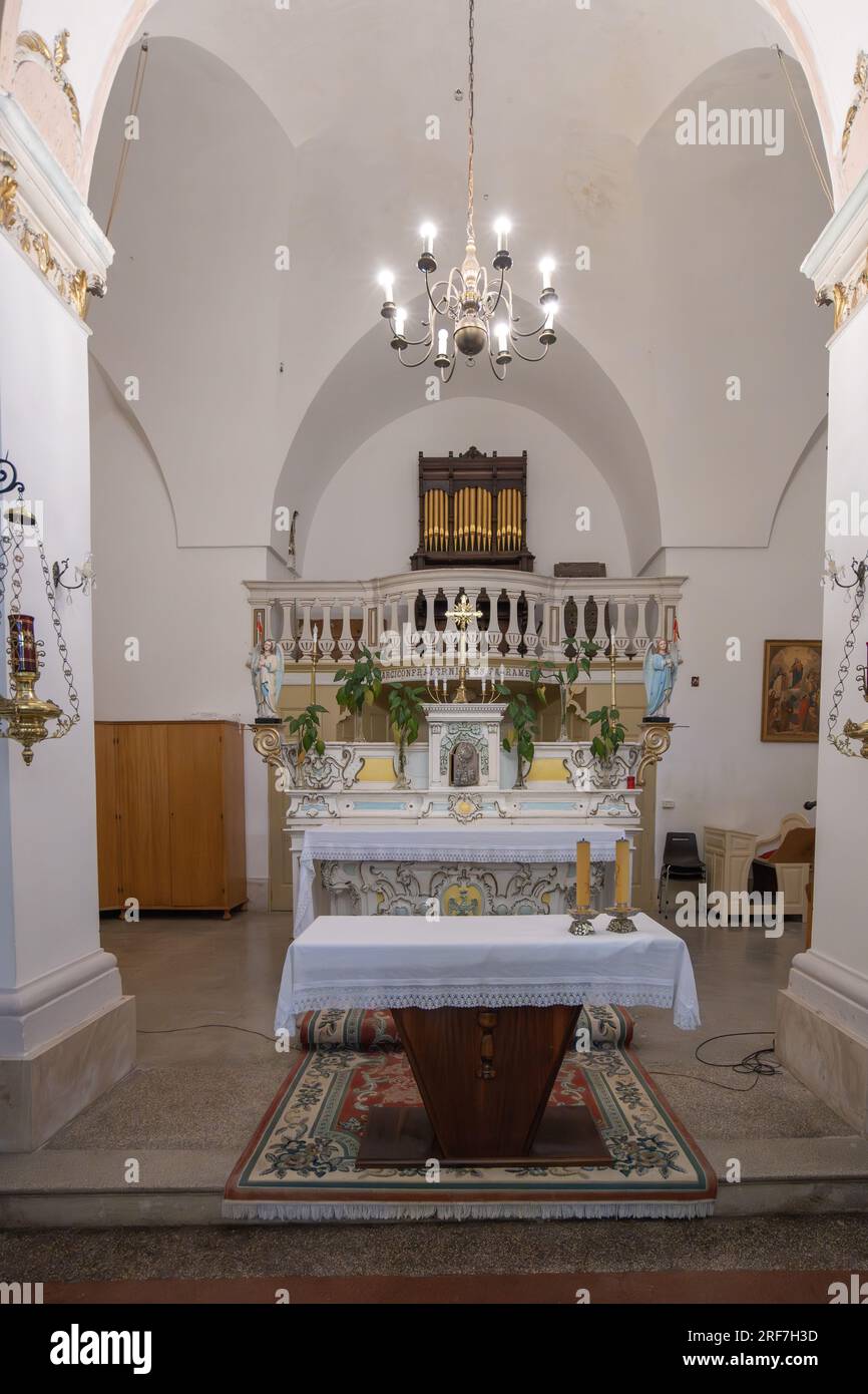 Sant'Angelo Rectory Church, Carovigno, Apulia, Italy, Europe Stock Photo