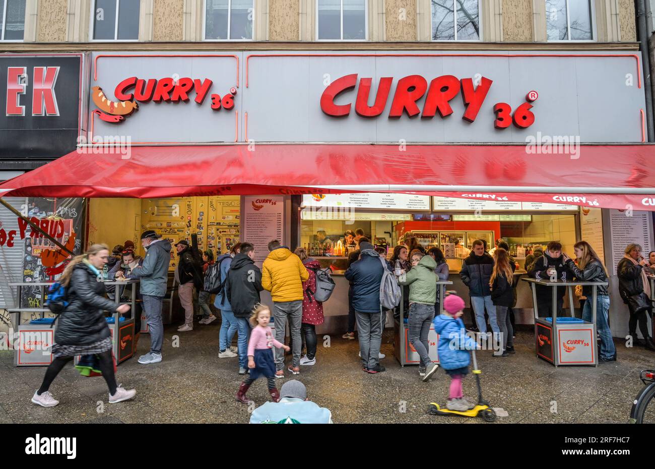 Imbiss Curry 36, Mehringdamm, Kreuzberg, Berlin, Deutschland *** Local Caption *** , Berlin, Deutschland Stock Photo