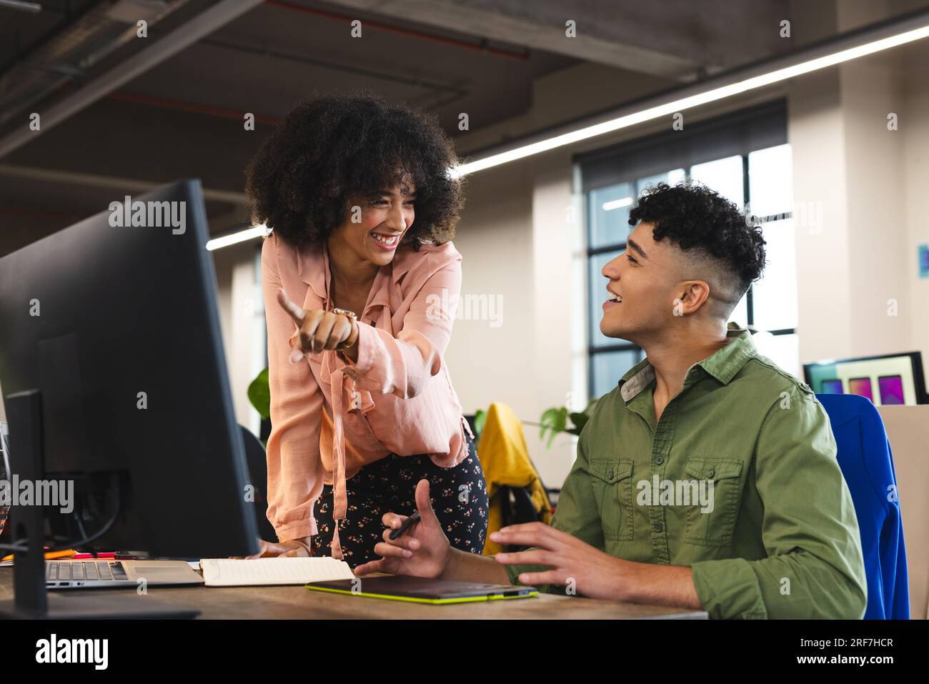 Happy diverse female colleagues in hi-res stock photography and images ...