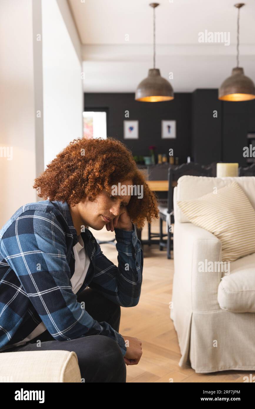 Sad man looking down in hi-res stock photography and images - Alamy