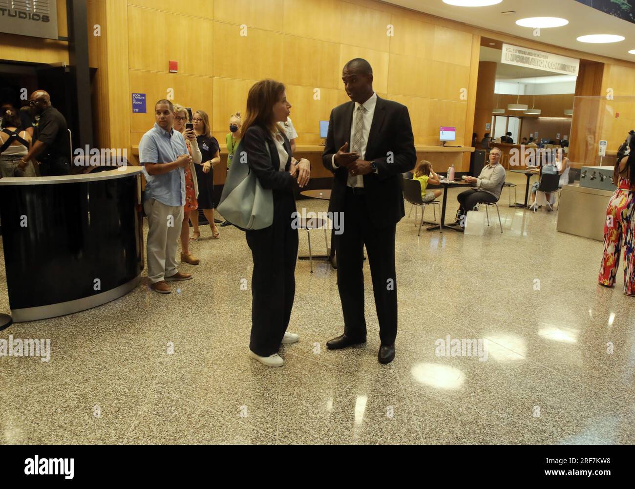 NEW YORK, JULY 31 New York Lieutenant Governor Antonio Delgado visits