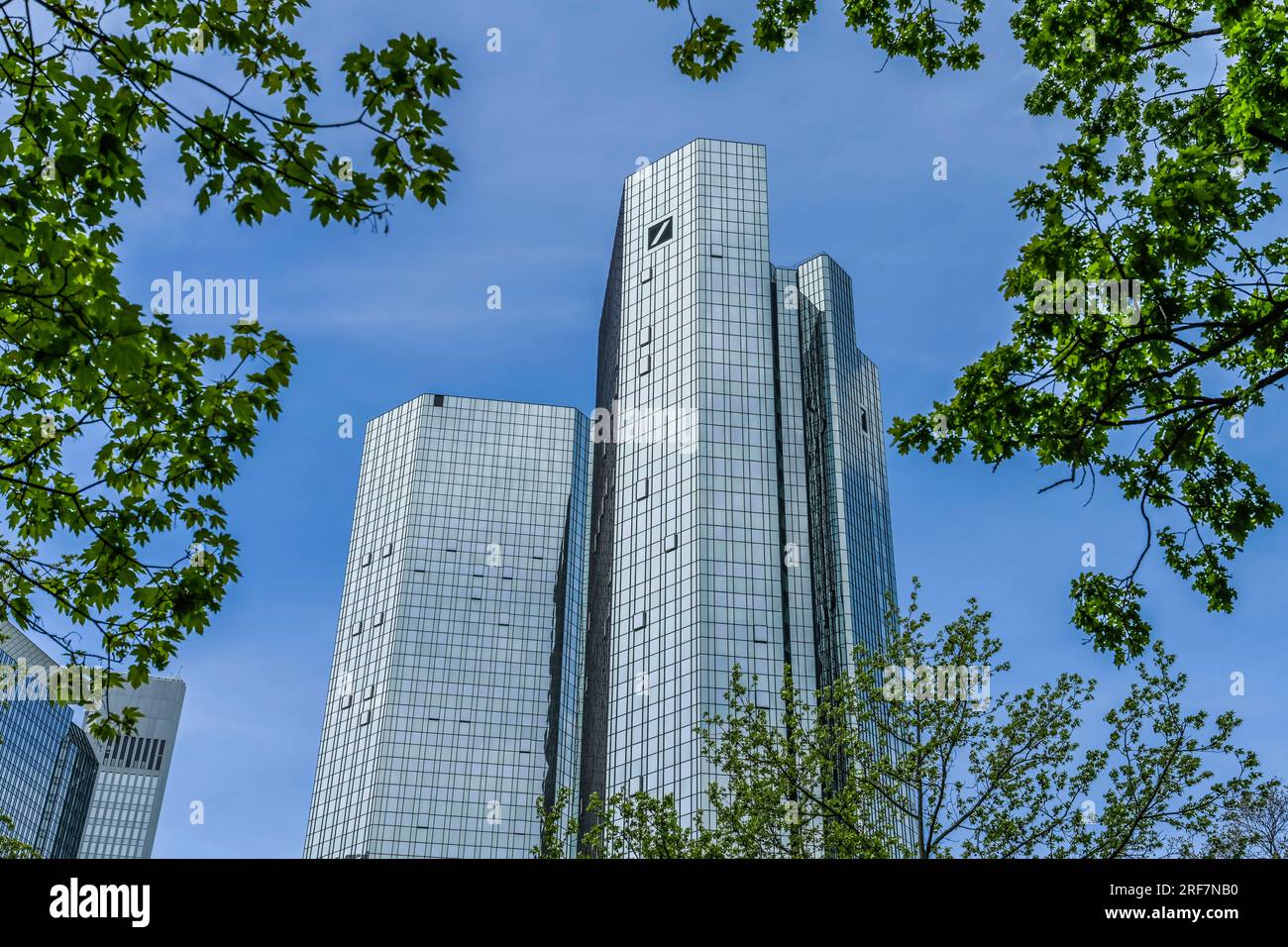 Deutsche Bank, Zentrale, Deutsche Bank Towers, Taunusanlage, Frankfurt am Main, Hessen, Deutschland Stock Photo