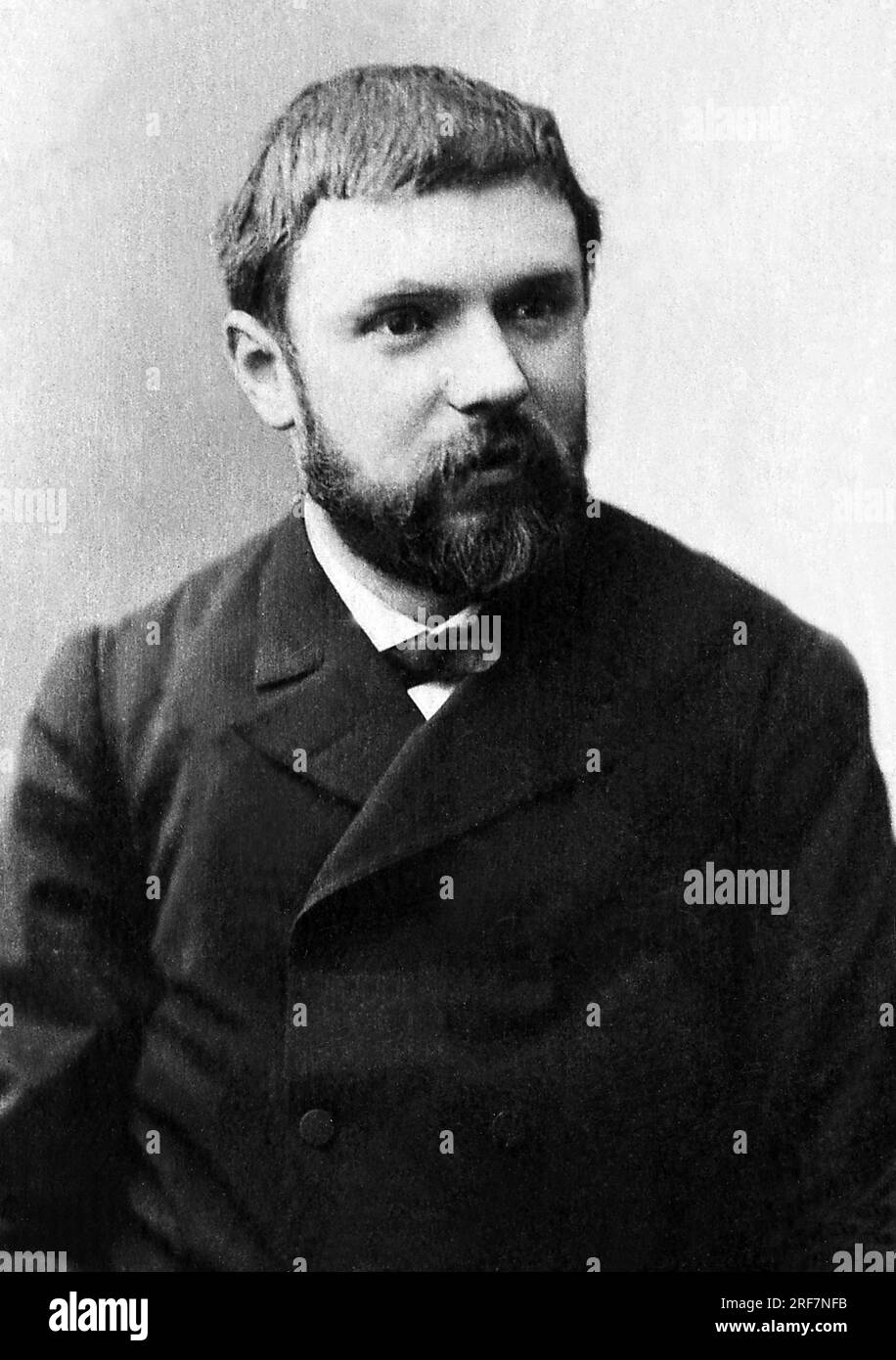 Portrait de Jules Henri Poincare (1854-1912), mathematicien et physicien francais. Stock Photo