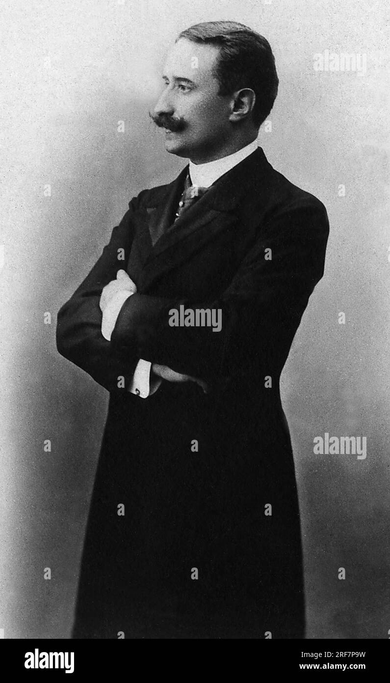 Portrait de Paul Deschanel (1856-1922), homme politique francais. Stock Photo