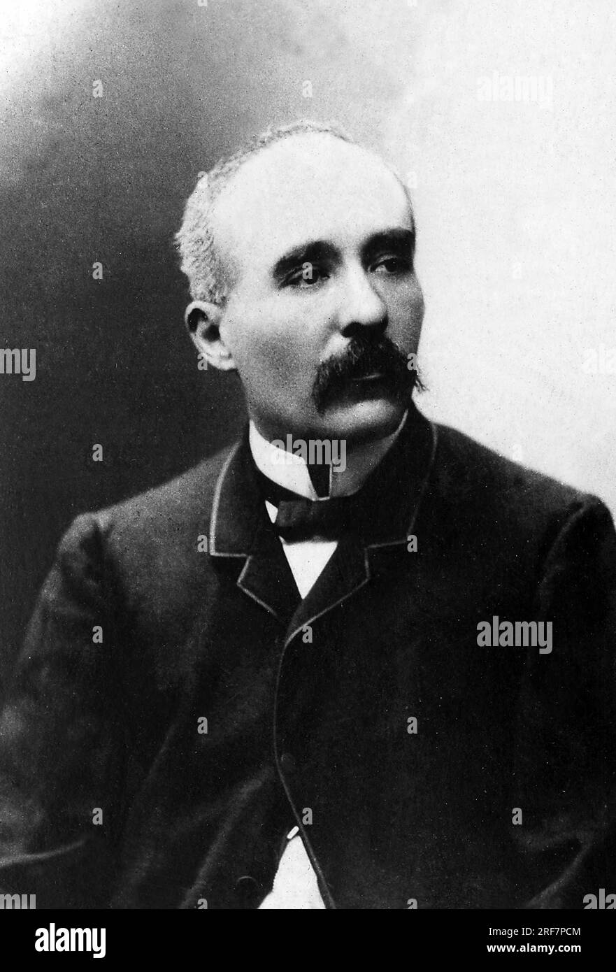 Portrait de Georges Benjamin Clemenceau (1841-1929), journaliste et homme politique. Stock Photo