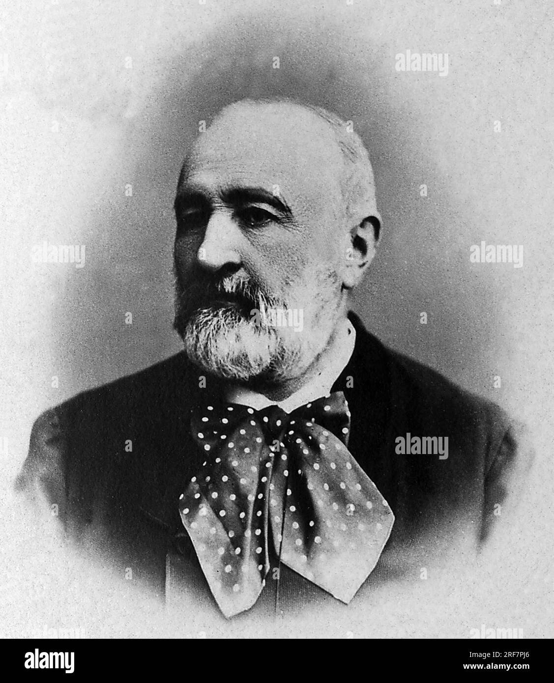 Jean-Charles (Jean Charles) Alphand (1817-1891), ingenieur de Napoleon III, il participa a la renovation de Paris avec le Baron Haussmann de 1852 a 1870. Stock Photo