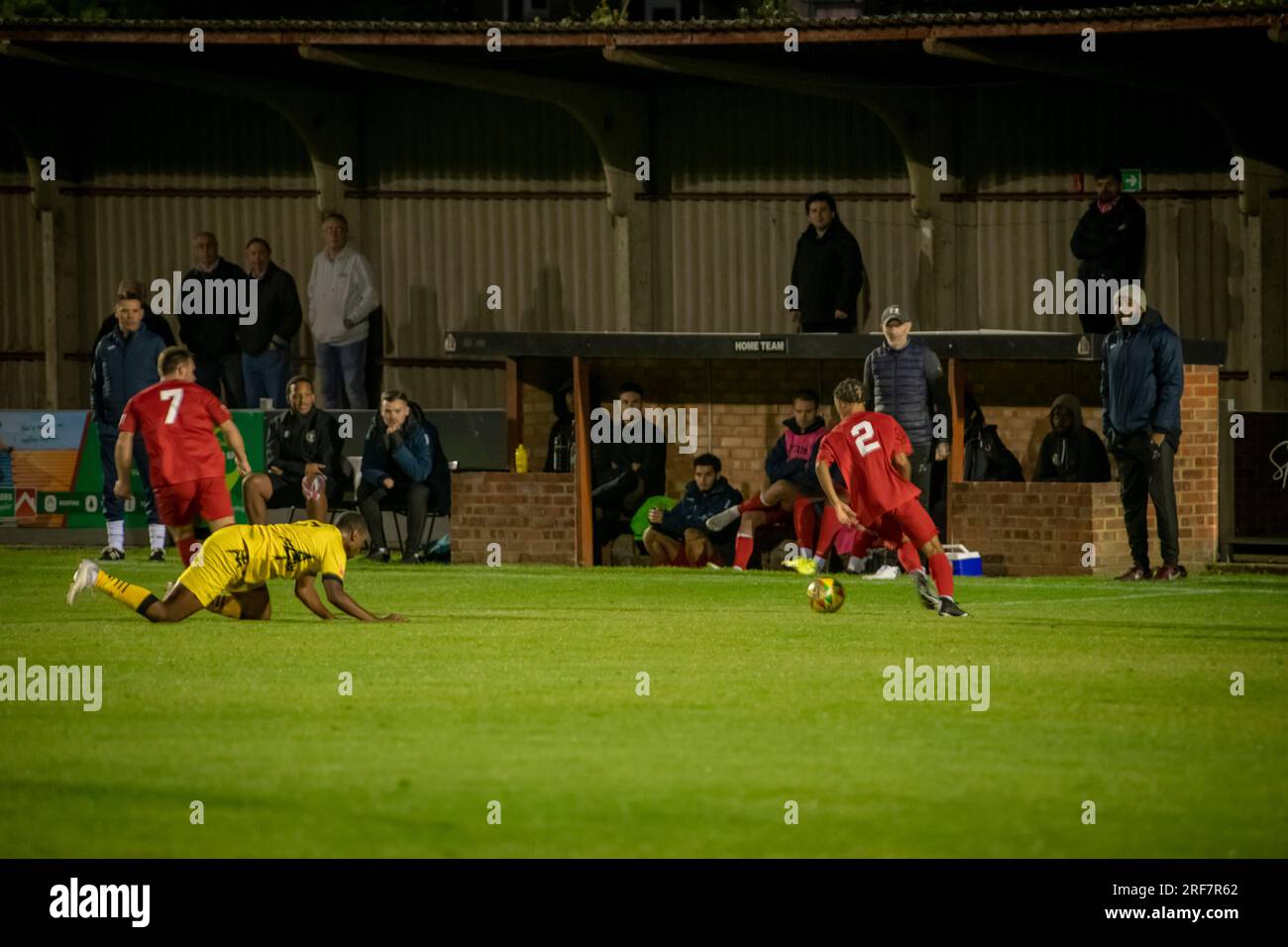 Harrow FC football club, match at Harrow grounds Stock Photo