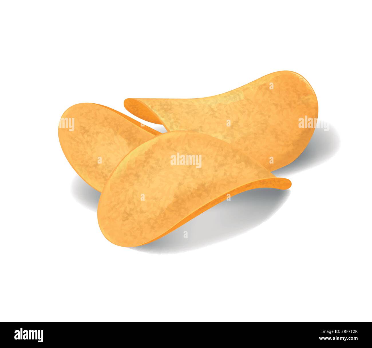 Potato chips Stock Vector Images - Alamy