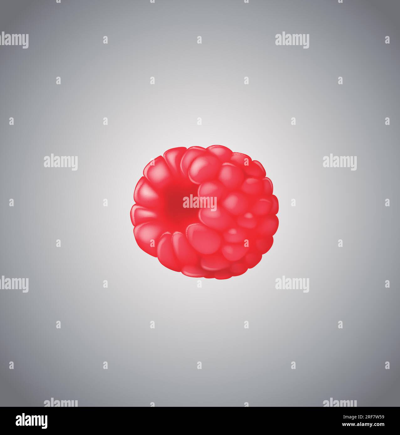 Ripe fruits on raspberry Stock Vector Images - Alamy