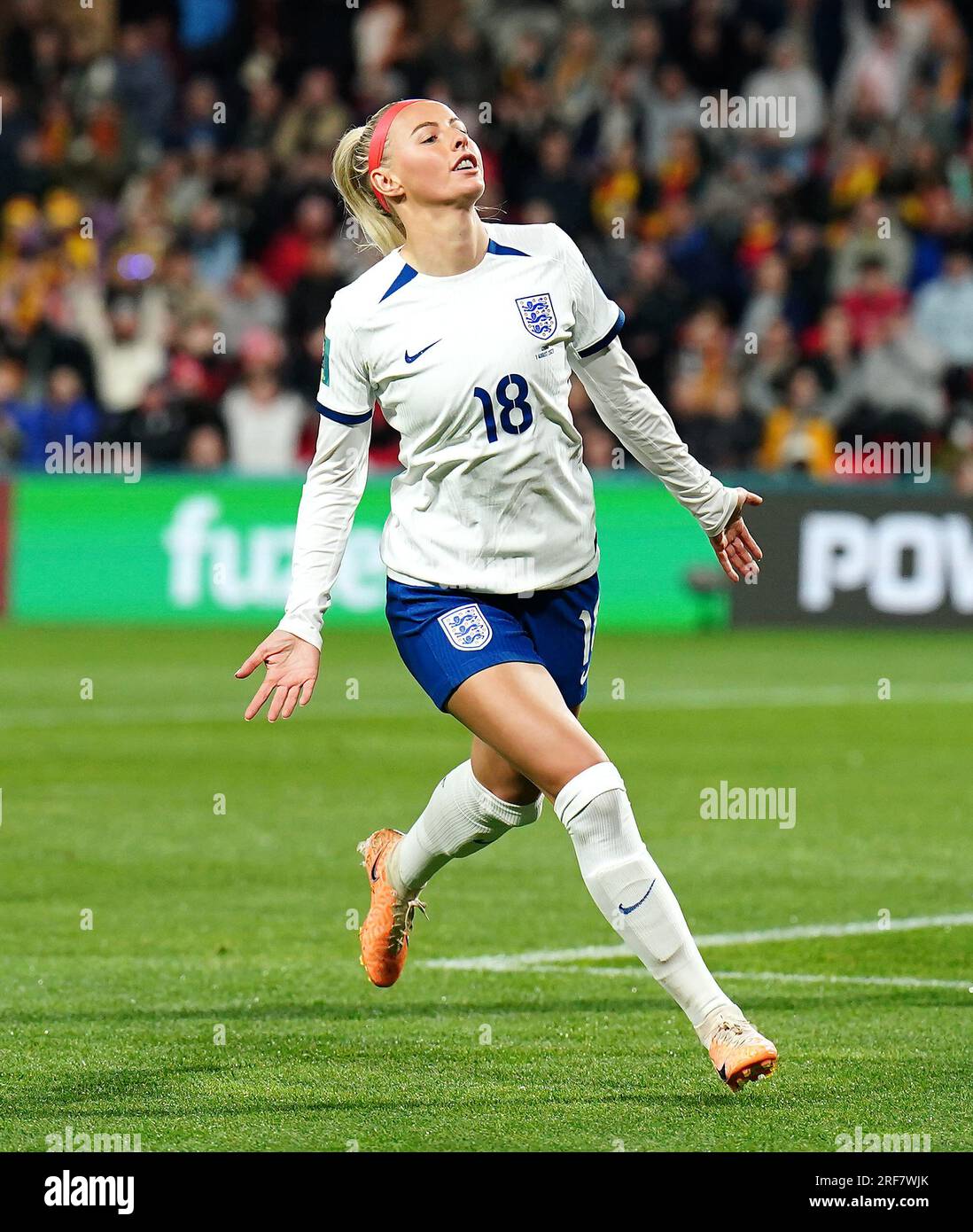 England s Chloe Kelly Celebrates Scoring Their Side s Fifth Goal Of The 