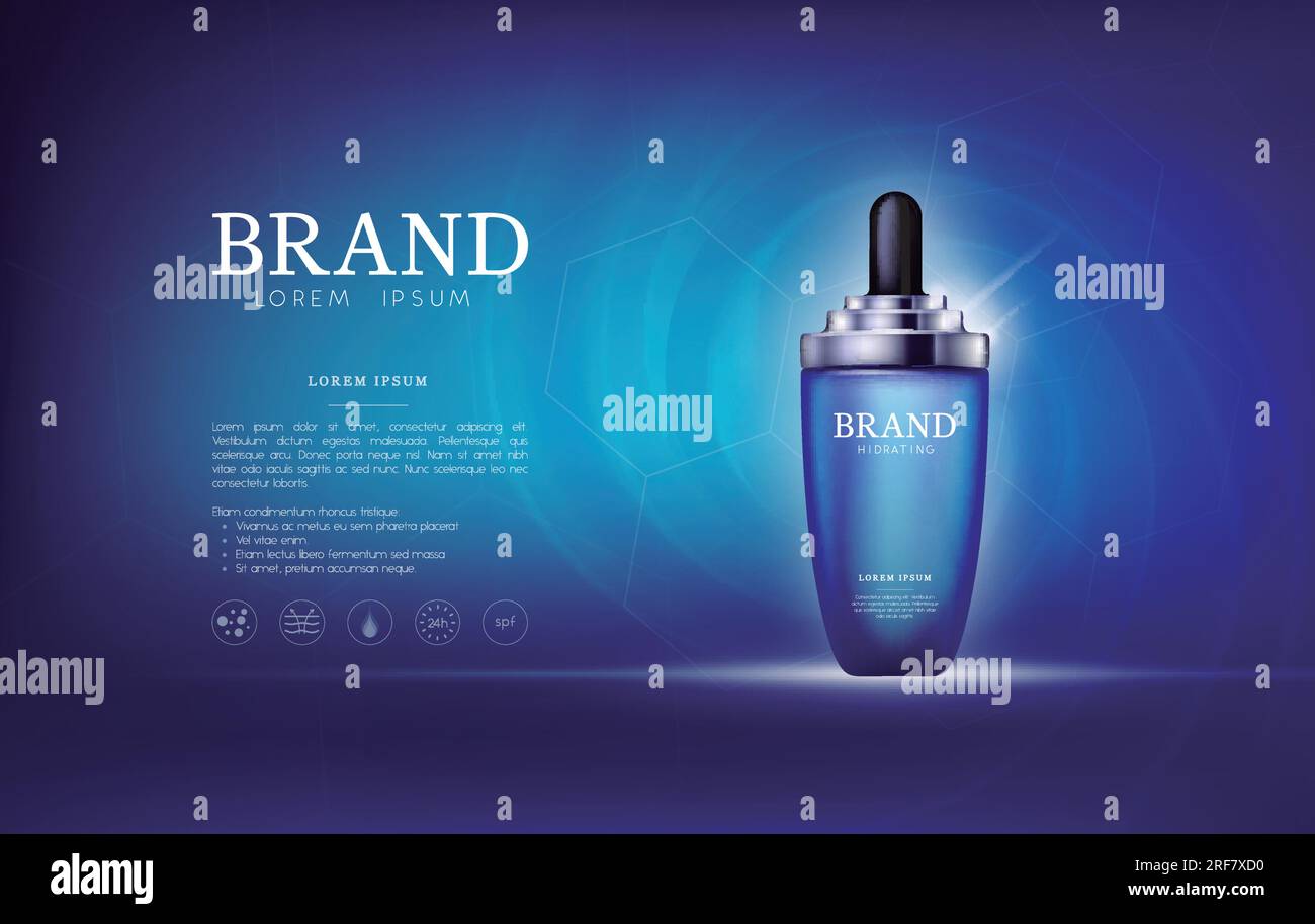Serum Essence Aqua Sea With Dropper In Bottle Skin Care Collagen