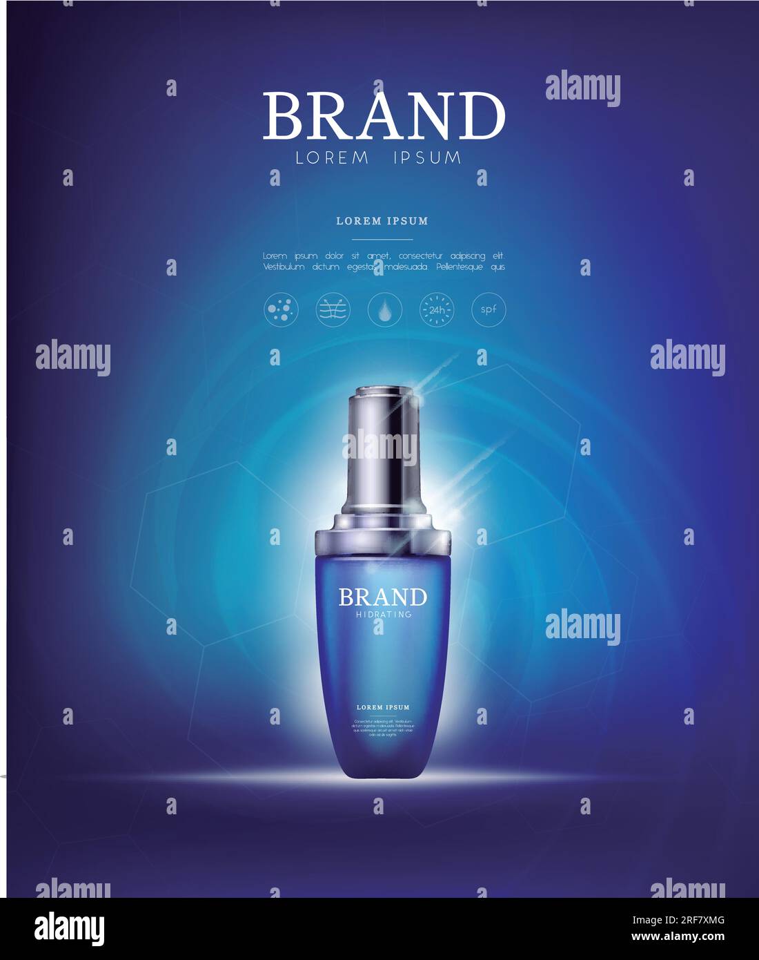 Serum Essence Aqua Sea With Dropper In Bottle Skin Care Collagen