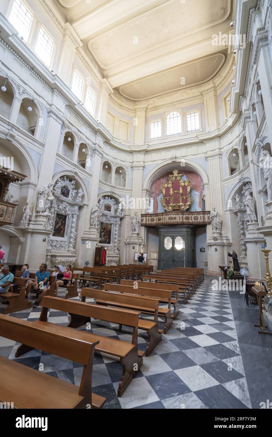 St. Matthew's Church, Interior, Lecce, Apulia, Italy, Europe Stock Photo