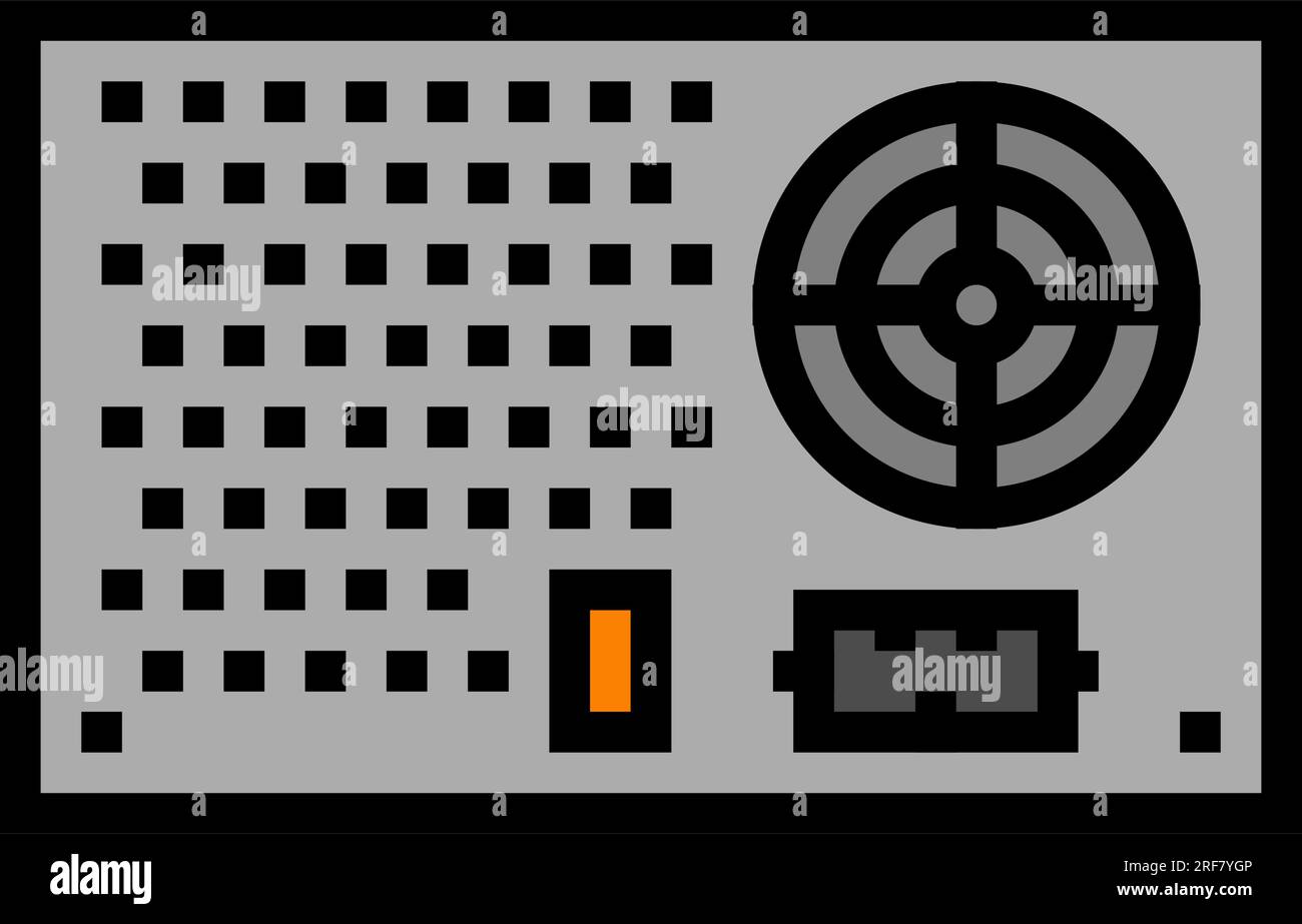 power supply electrical engineer color icon vector illustration Stock