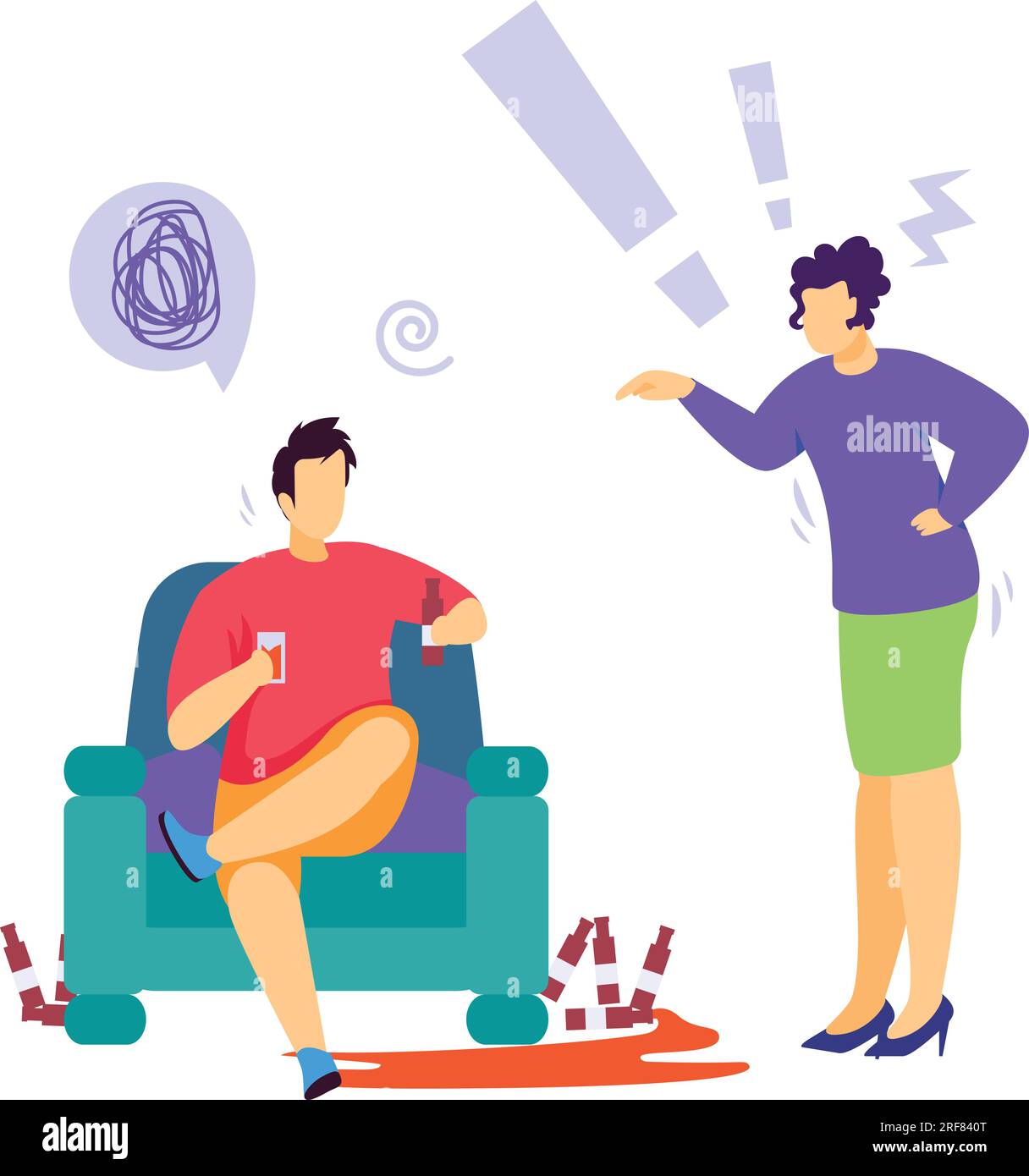 Nagging Woman Stock Vector Images Alamy nagging-woman-stock-vector-images-alamy